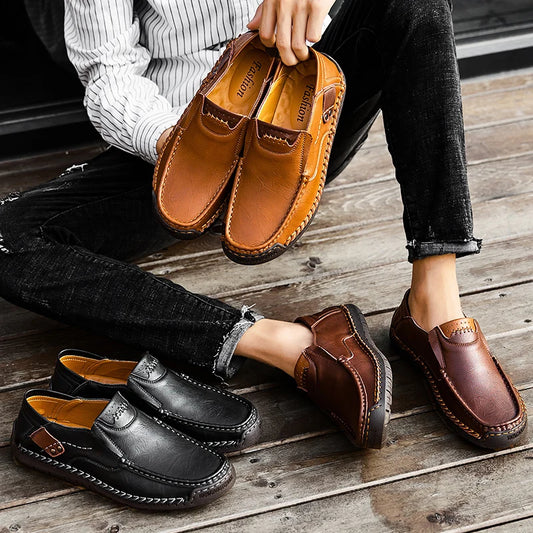 Ograniczona czasowo zniżka 50% | Stylowe, miękkie i wygodne buty ze skóry naturalnej | Wsparcie łuku stopy dla łatwiejszego chodzenia