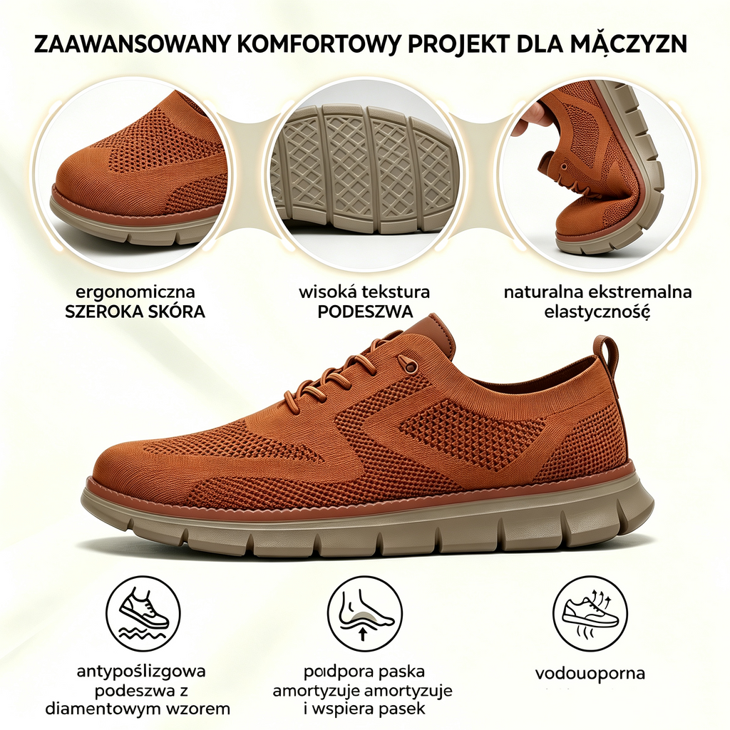 Dzisiejsza oferta specjalna: 50% zniżki! ⏰ Oddychające, antypoślizgowe mokasyny! Z podparciem łuku stopy i amortyzowaną podeszwą środkową pożegnaj się z bólem stóp.