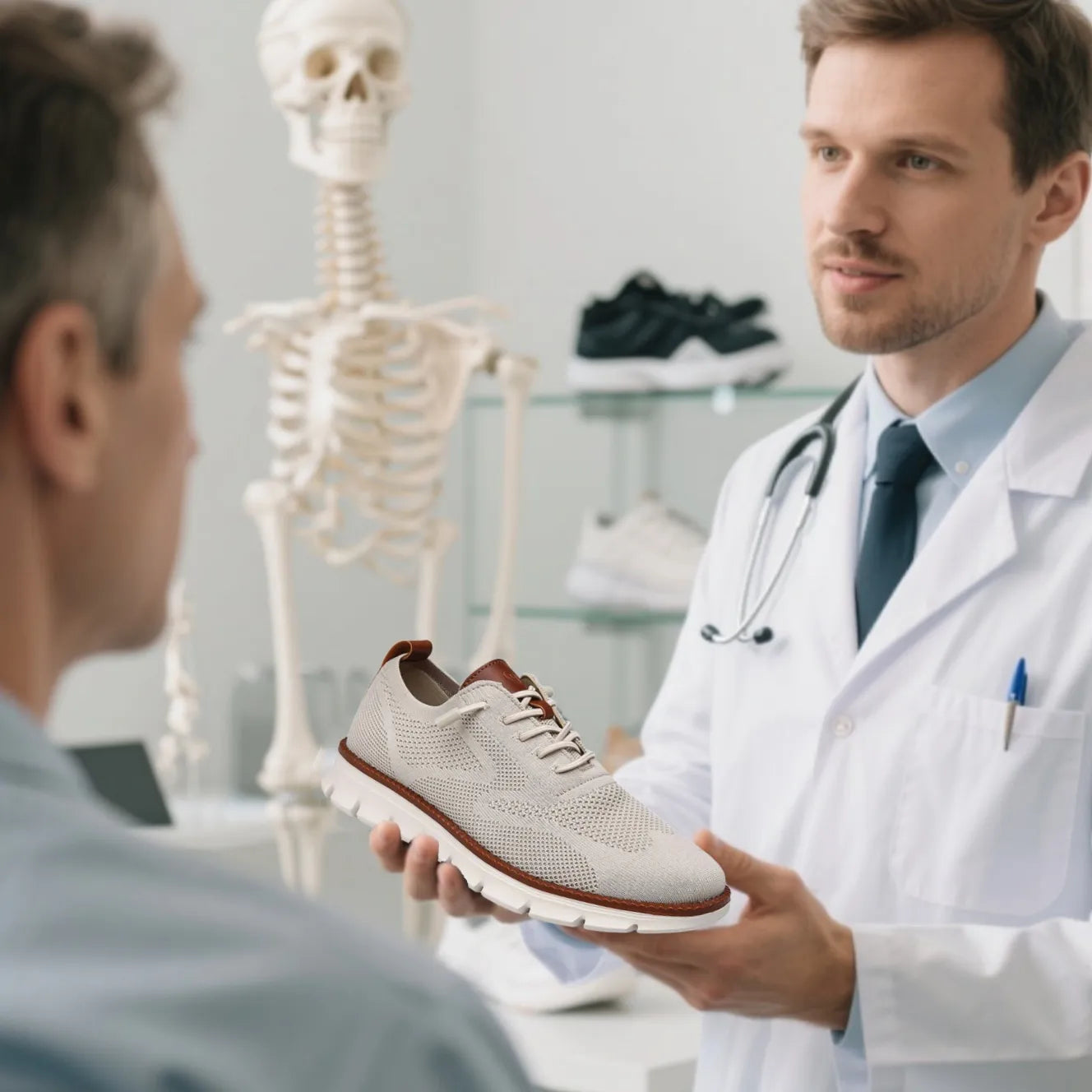 (🔥60% zniżki dzisiaj - nie przegap) ⏰Ergonomiczne - miękkie i wygodne buty ortopedyczne do codziennego użytku/sportu -✅podparcie łuku stopy ułatwia chodzenie