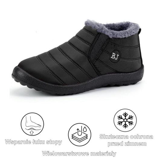 [50% zniżki dzisiaj - nie przegap!] Ergonomicznie zaprojektowane ciepłe buty - cholewka najwyższej jakości, wodoodporna + ciepły polar 👞