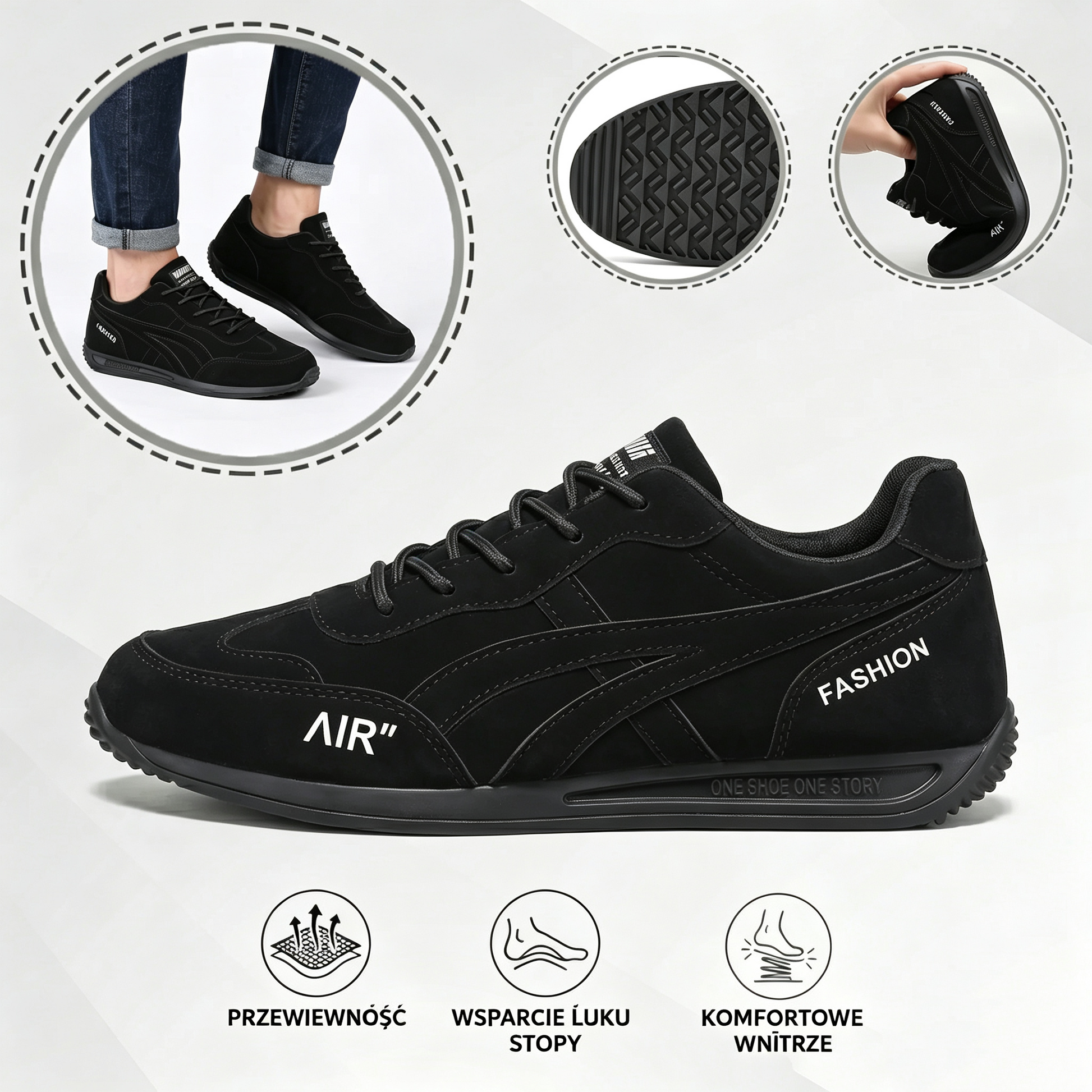 OARONE® | Nowość na rynku, połowa ceny przez ograniczony czas. Ergonomiczna konstrukcja, doskonała amortyzacja i korekcja chodu.