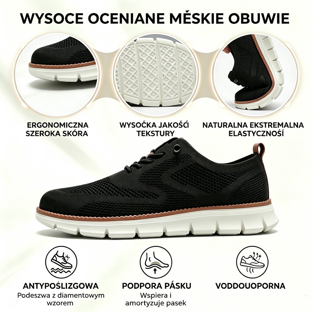 Dzisiejsza oferta specjalna: 50% zniżki! ⏰ Oddychające, antypoślizgowe mokasyny! Z podparciem łuku stopy i amortyzowaną podeszwą środkową pożegnaj się z bólem stóp.