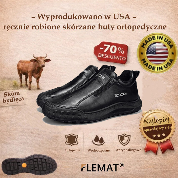 OARONE® | 🐂 Wykonane z włoskiej skóry | Z podparciem łuku stopy ✅ Miękkie i wygodne, zapewniają natychmiastowy komfort.