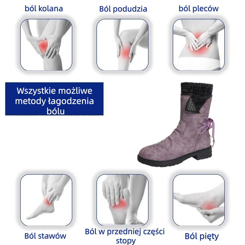 🔥50% zniżki dzisiaj | Damskie buty Oarone® wykonane z prawdziwej wełny i skóry | Wsparcie łuku stopy dla łatwiejszego i wygodniejszego chodzenia