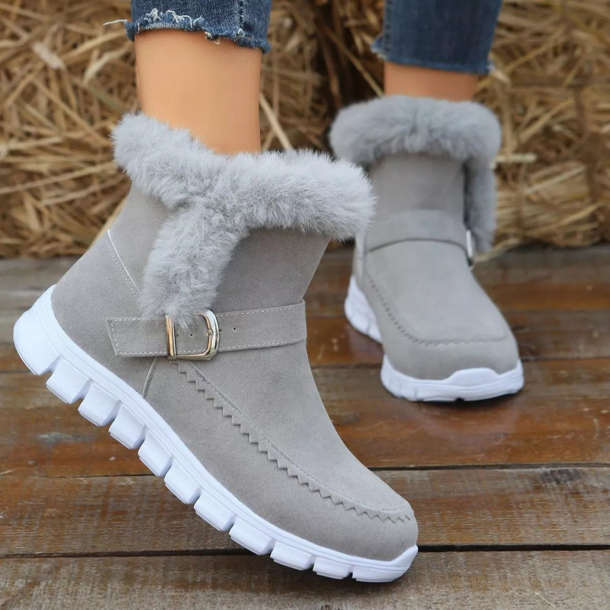 Oarone®|  Ergonomicznie ukształtowane zimowe buty ortopedyczne łagodzące ból stóp, kolan i pleców - Damskie