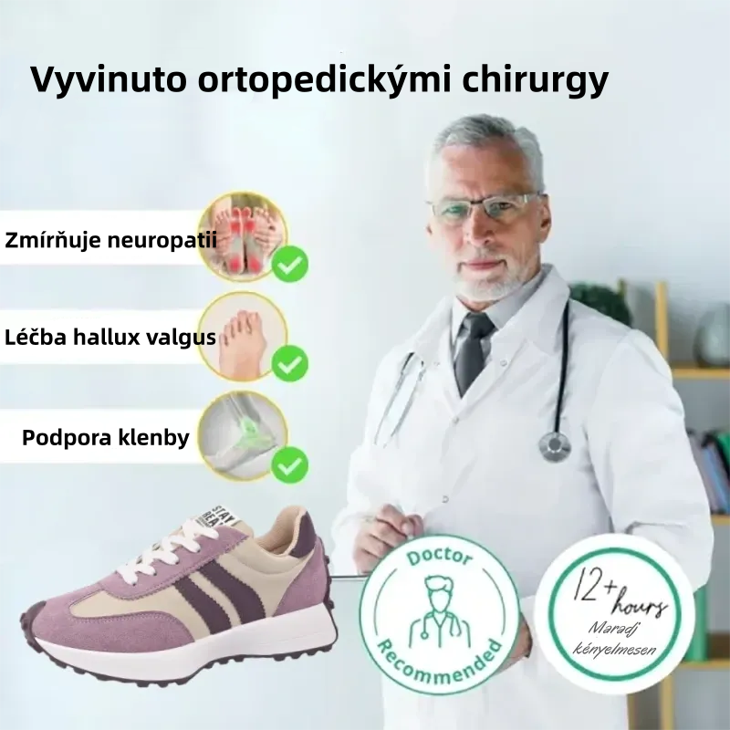 Buty codzienne oarone® | Z szerokim noskiem, który zmniejsza nacisk na stopy.