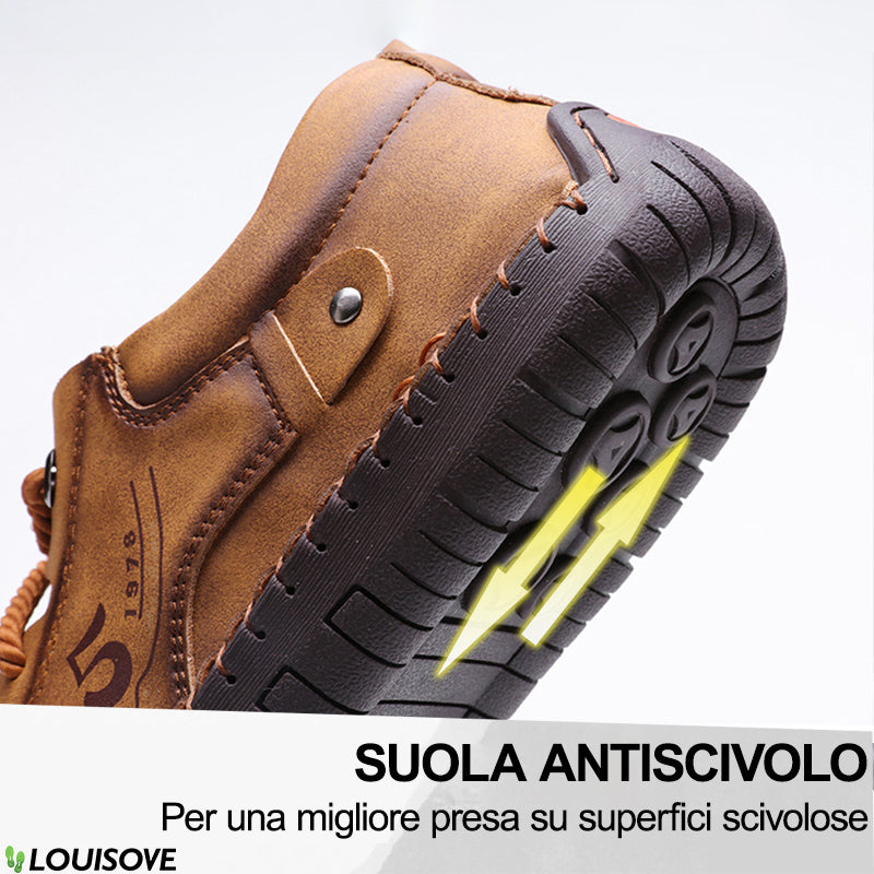 [Sconto del 50% oggi - da non perdere] Scarpe ortopediche dal design ergonomico - pelle di alta qualità + cucite a mano