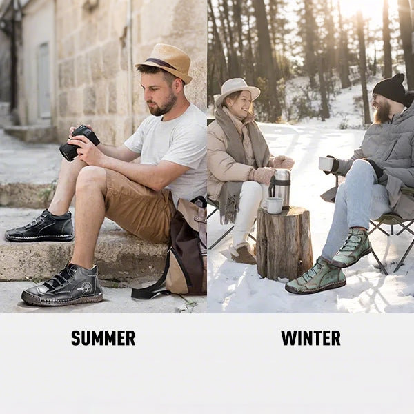 Oarone® | Eleganckie i wygodne, ręcznie robione włoskie skórzane buty ✅ Wsparcie łuku stopy dla łatwiejszego chodzenia