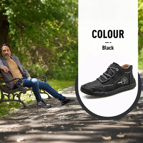 Oarone® | Eleganckie i wygodne, ręcznie robione włoskie skórzane buty ✅ Wsparcie łuku stopy dla łatwiejszego chodzenia