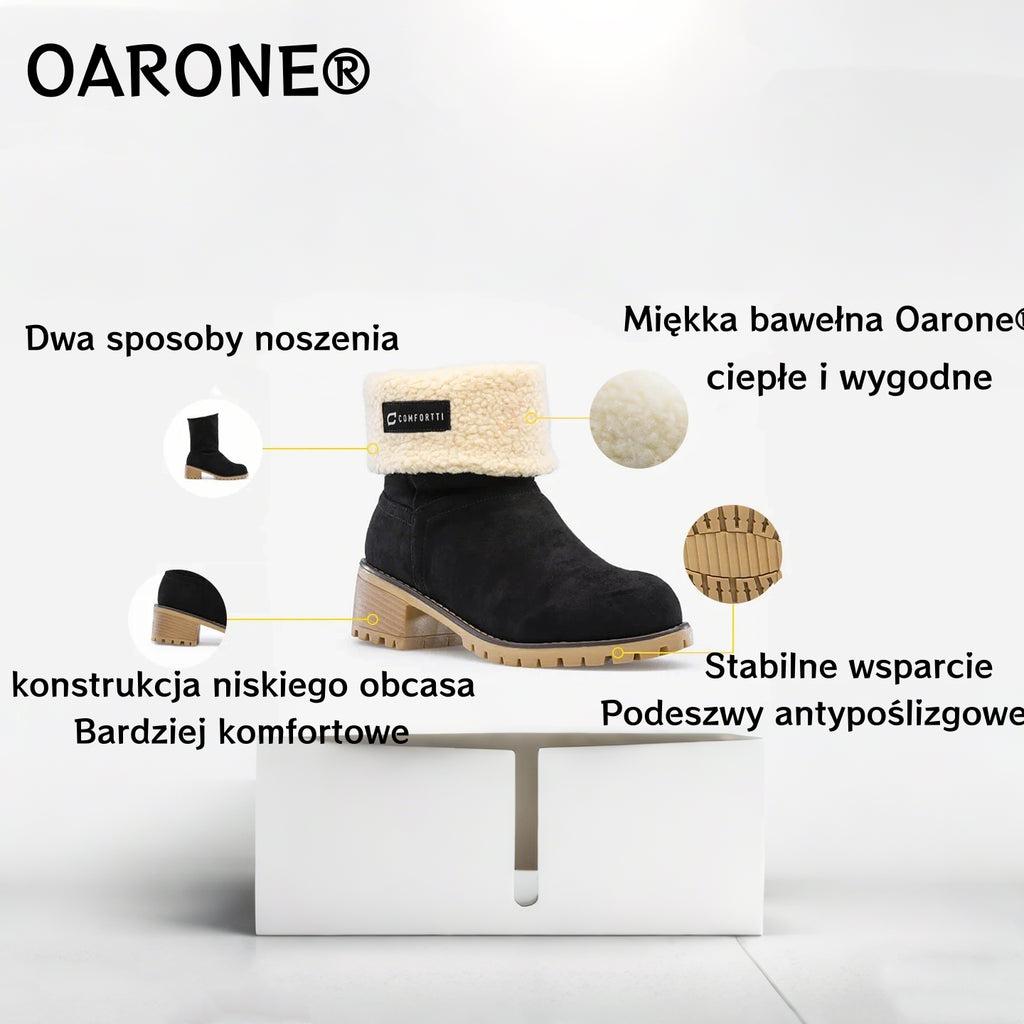 Oferta specjalna Oarone® | Ergonomicznie zaprojektowane, ciepłe buty zimowe – skóra premium + zimowa wełniana podszewka 👞