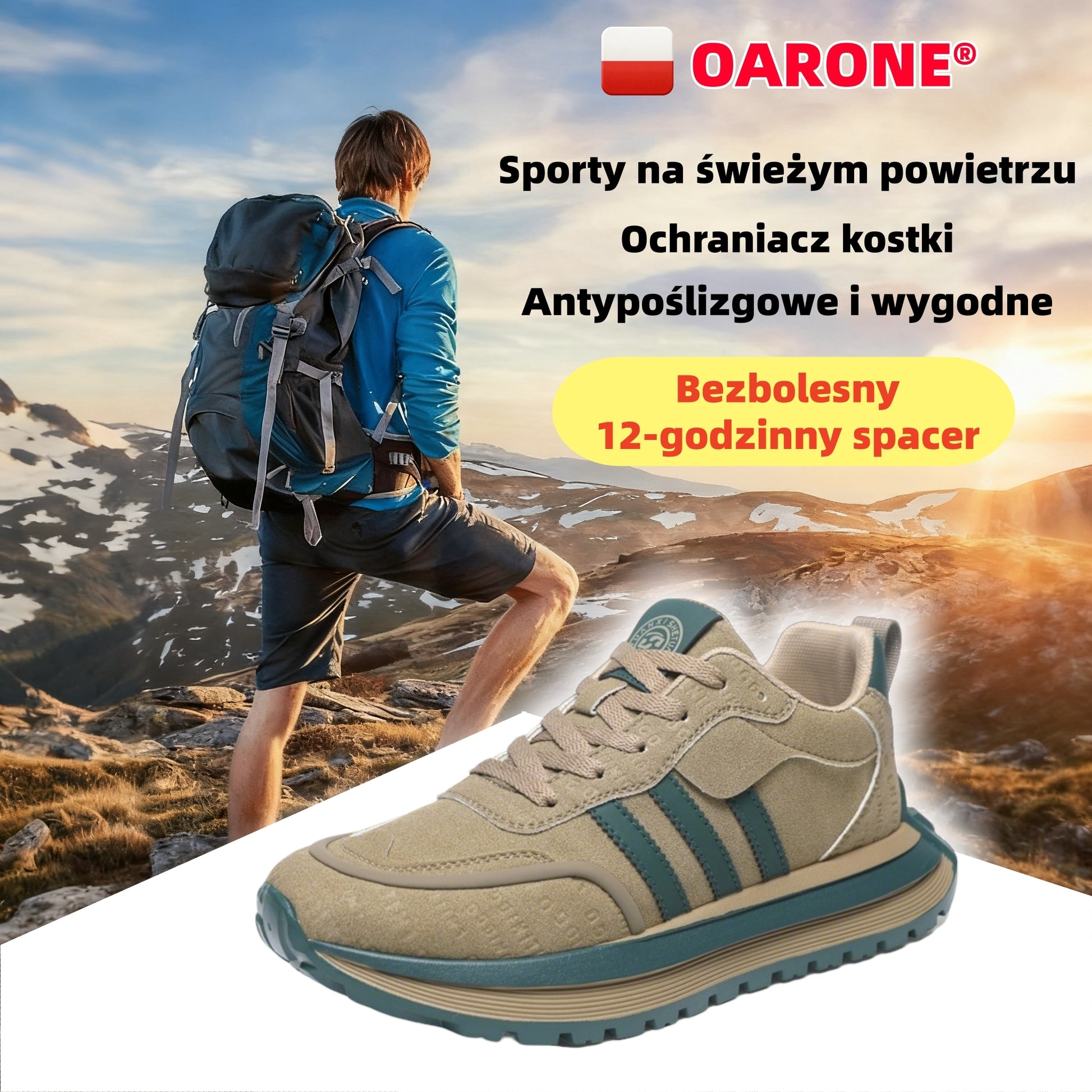 ⏰50% zniżki dzisiaj – nie przegap tego | Buty ortopedyczne Oarone® o ergonomicznej konstrukcji – wysokiej jakości skóra + szycie ręczne