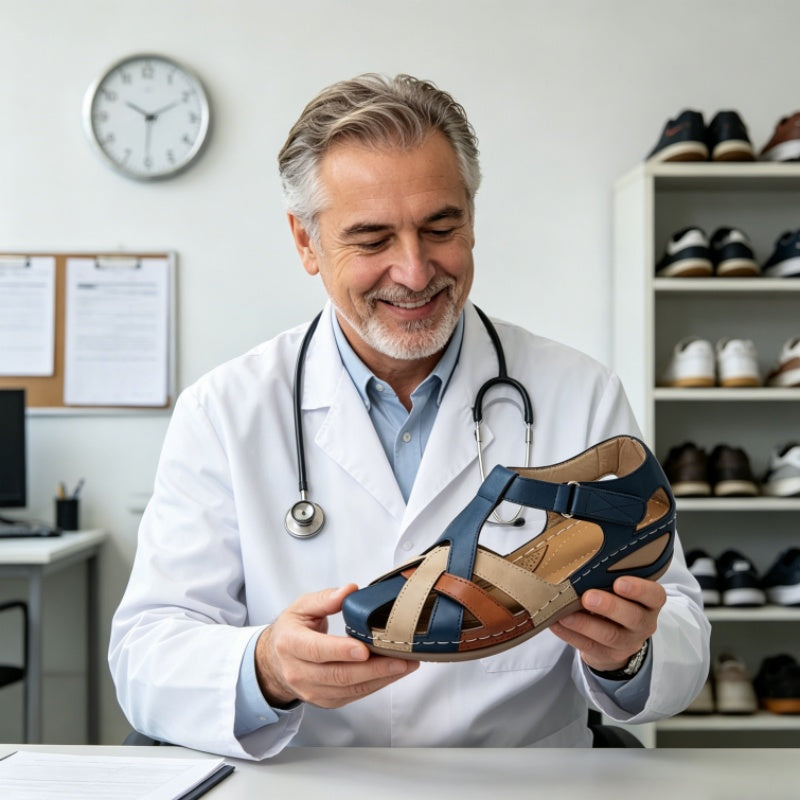 🔥 Ograniczona czasowo zniżka 50%! Letnie sandały ortopedyczne – ergonomiczne, wygodne i oddychające, które łagodzą ból. ✅