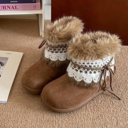 (🔥60% zniżki dzisiaj - nie przegap!)⏰ - Miękkie, wygodne i ciepłe buty z owczej skóry w stylu vintage ✅(z podparciem łuku stopy - aby złagodzić dyskomfort stóp)