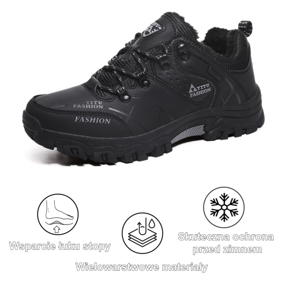 [⏰50% zniżki dzisiaj - nie przegap] Ergonomiczne buty trekkingowe - skóra premium + ciepło 👞