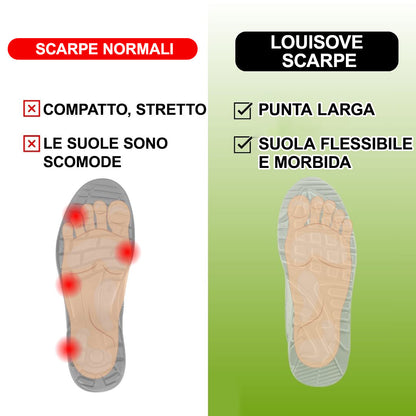 [Sconto del 50% oggi - da non perdere] Scarpe ortopediche dal design ergonomico - pelle di alta qualità + cucite a mano