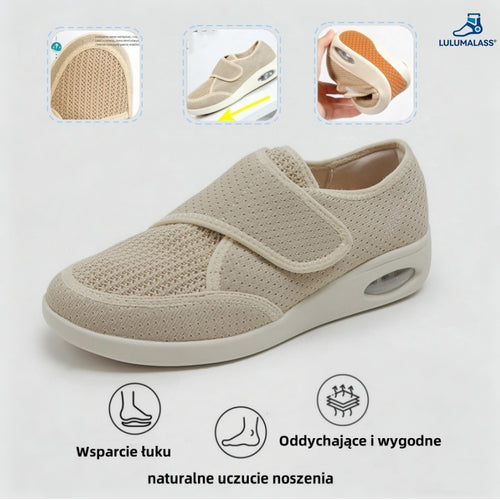 (🔥60% zniżki dzisiaj - nie przegap!) LULUMALASS® - Damskie buty ortopedyczne z amortyzacją ✅ Pożegnaj ból stóp i ciesz się całodziennym komfortem!