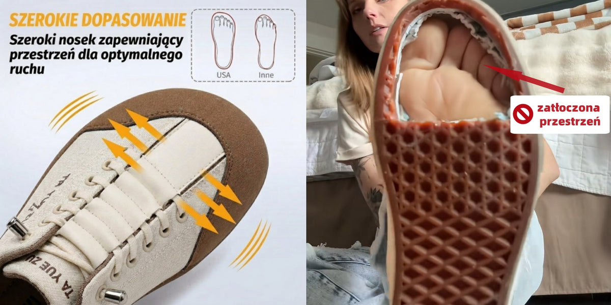 (🔥60% zniżki dzisiaj - nie przegap!) ⏰OARONE® Szerokie palce - Miękkie i wygodne buty ortopedyczne✅ Pożegnaj się z bólem stóp i ciesz się całodziennym komfortem!