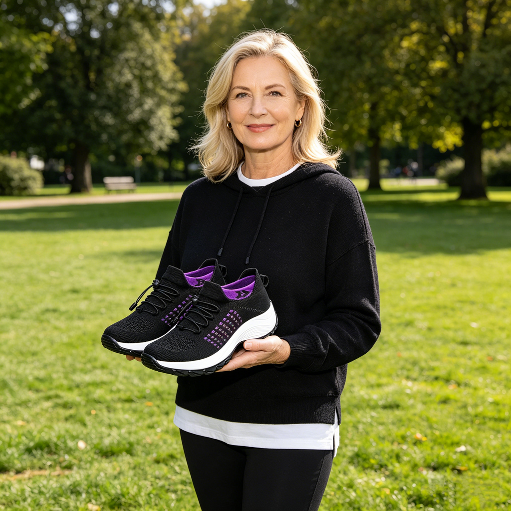 (🔥60% zniżki dzisiaj - nie przegap!) ⏰LULUMALASS® - Miękkie, wygodne, oddychające i amortyzowane buty sportowe ✅ (Wsparcie łuku stopy łagodzące dyskomfort)