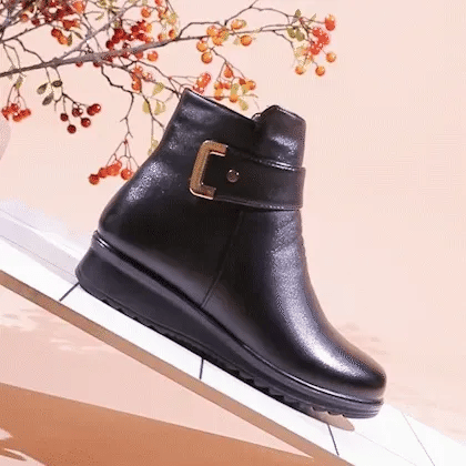 OARONE® | Miękkie i wygodne obuwie | Wykonane z prawdziwej owczej skóry | Wygodne i ciepłe