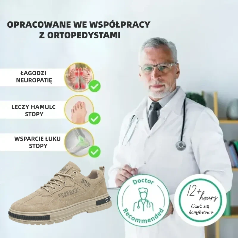 (🔥60% zniżki dzisiaj - nie przegap!) ⏰LULUMALASS® Ergonomiczna konstrukcja - Miękkie i wygodne buty ortopedyczne✅ Pożegnaj ból stóp i ciesz się całodziennym komfortem!