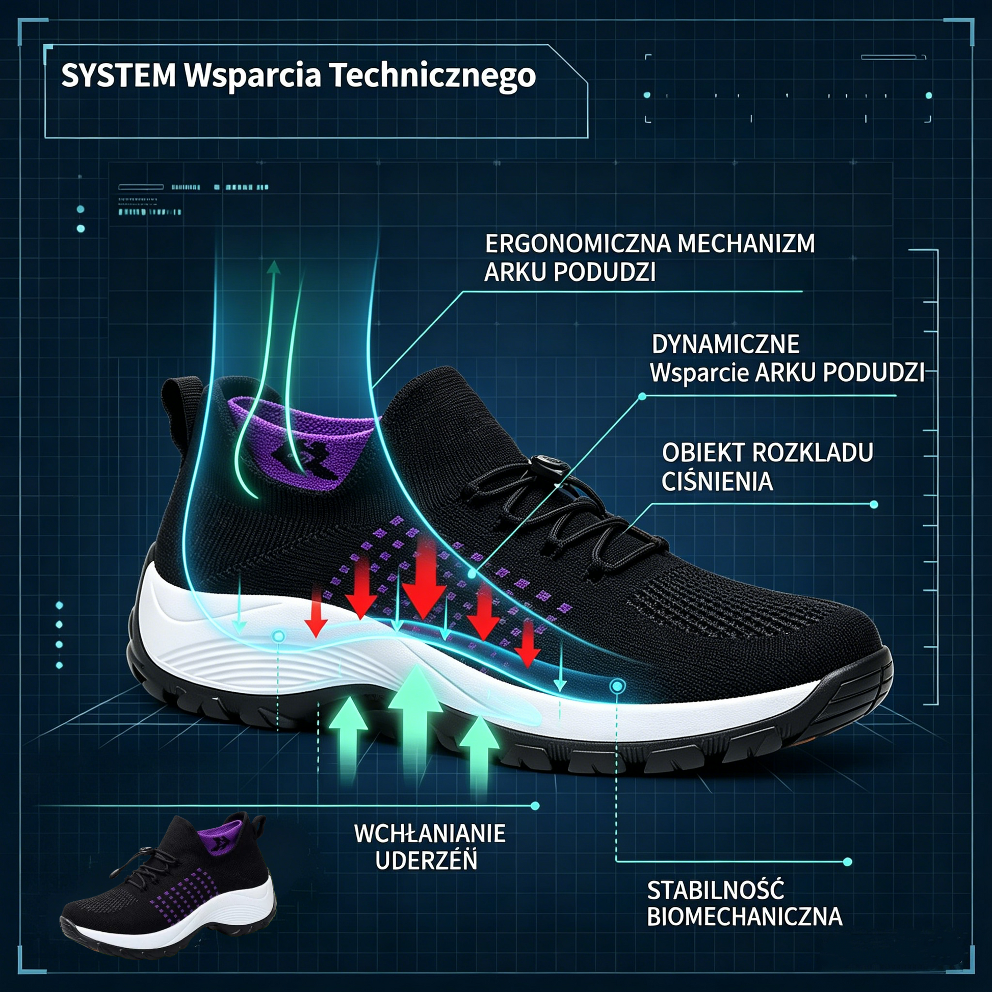 (🔥60% zniżki dzisiaj - nie przegap!) ⏰LULUMALASS® - Miękkie, wygodne, oddychające i amortyzowane buty sportowe ✅ (Wsparcie łuku stopy łagodzące dyskomfort)