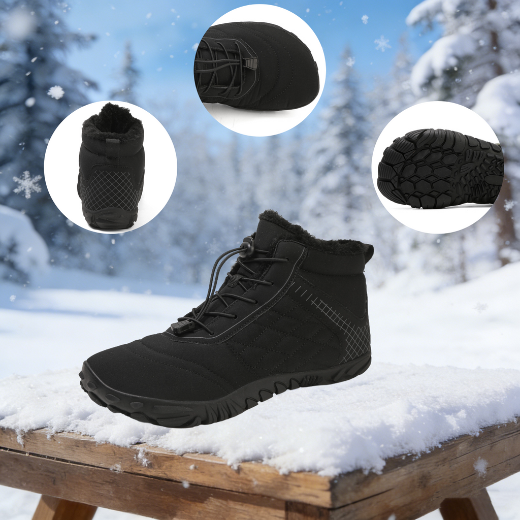 【⏰Oferta ograniczona czasowo: 70% zniżki - Nie przegap】Najnowsze ergonomiczne wełniane buty zimowe - ✅️ Korygują postawę podczas chodzenia - Zwiększają ciepło, wodoodporność i antypoślizgowość👞