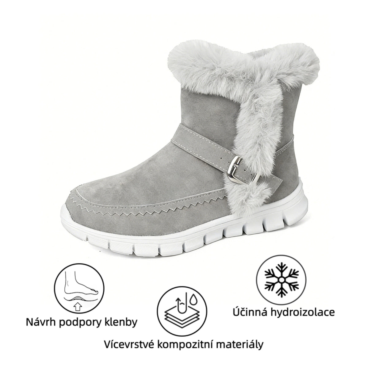 Oarone®|  Ergonomicznie ukształtowane zimowe buty ortopedyczne łagodzące ból stóp, kolan i pleców - Damskie