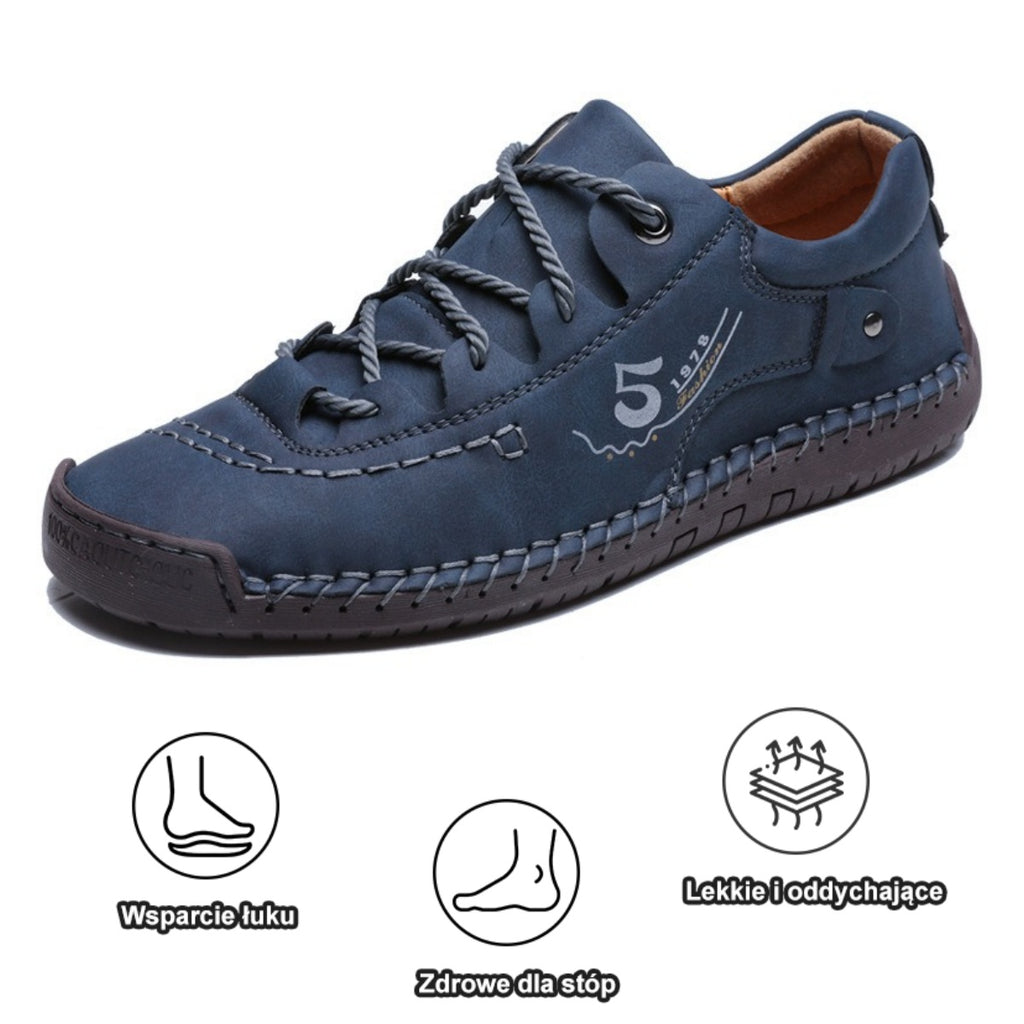 🔥50% zniżki dzisiaj⏰ | OARONE ® Miękkie i wygodne włoskie luksusowe, ręcznie robione buty ze skóry naturalnej | Wsparcie łuku stopy ułatwia chodzenie