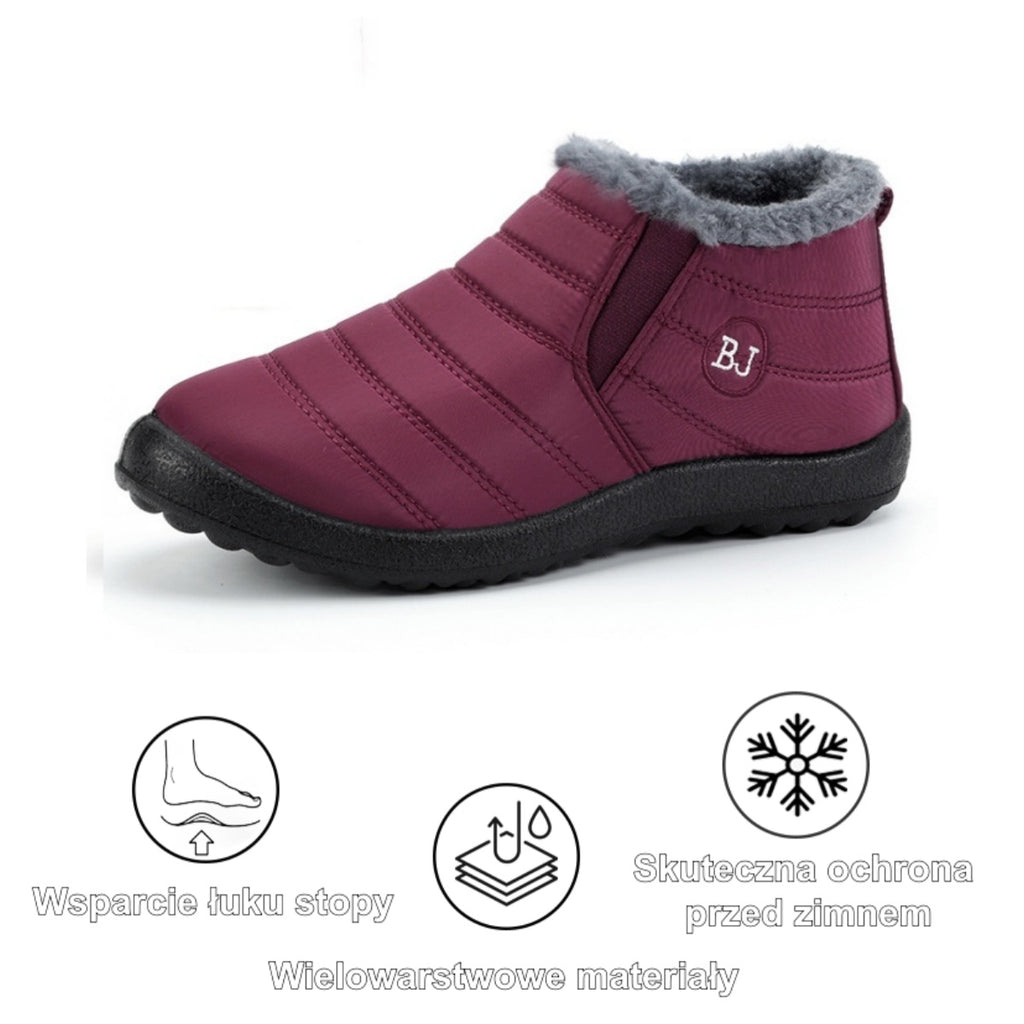 [50% zniżki dzisiaj - nie przegap!] Ergonomicznie zaprojektowane ciepłe buty - cholewka najwyższej jakości, wodoodporna + ciepły polar 👞