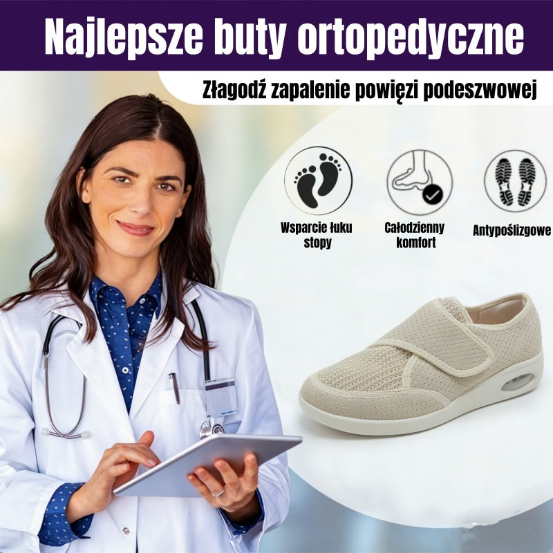 (🔥60% zniżki dzisiaj - nie przegap!) LULUMALASS® - Damskie buty ortopedyczne z amortyzacją ✅ Pożegnaj ból stóp i ciesz się całodziennym komfortem!