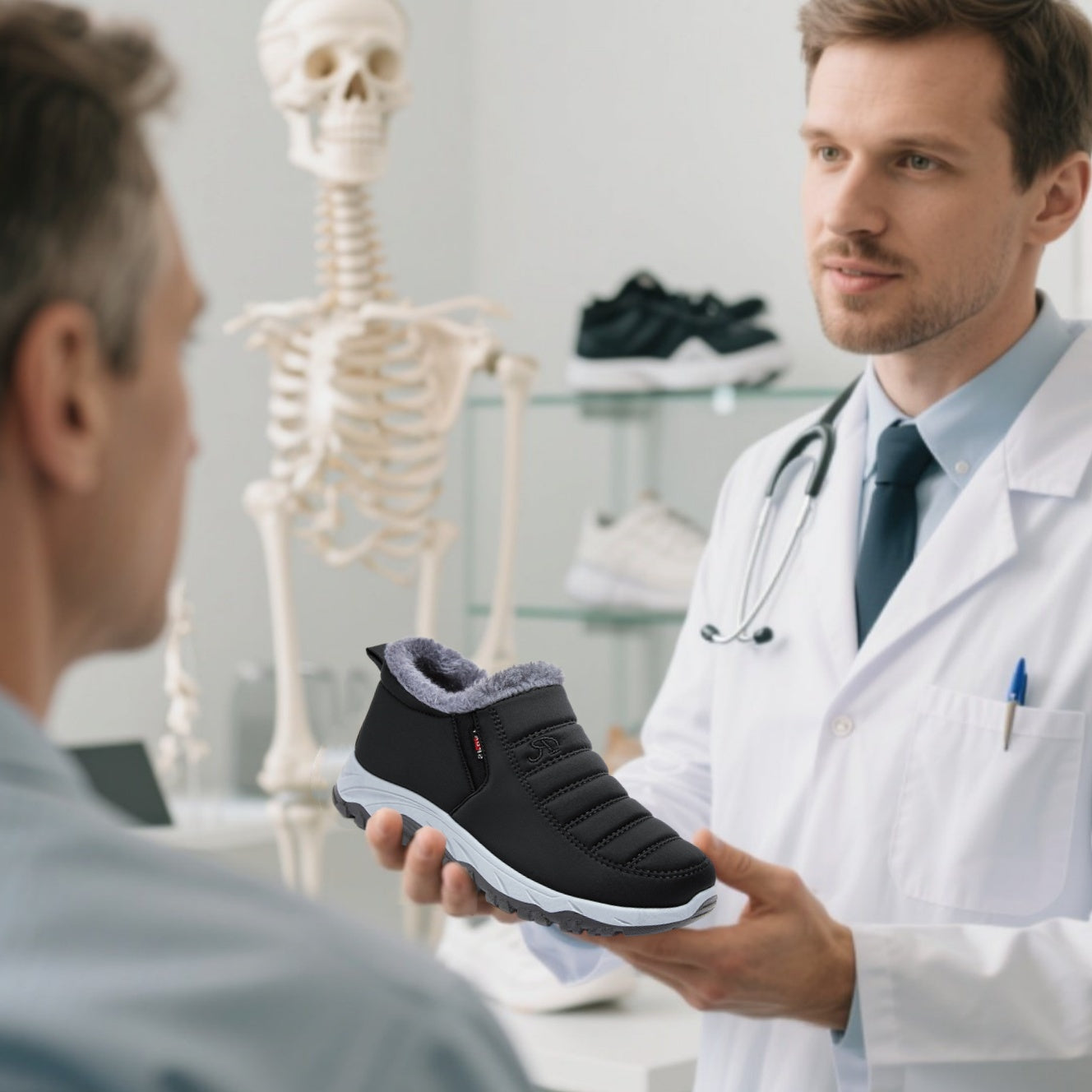 [50% zniżki dzisiaj – nie przegap!] Polecane przez lekarzy ortopedów – wysokiej jakości buty ortopedyczne + ciepło 👞