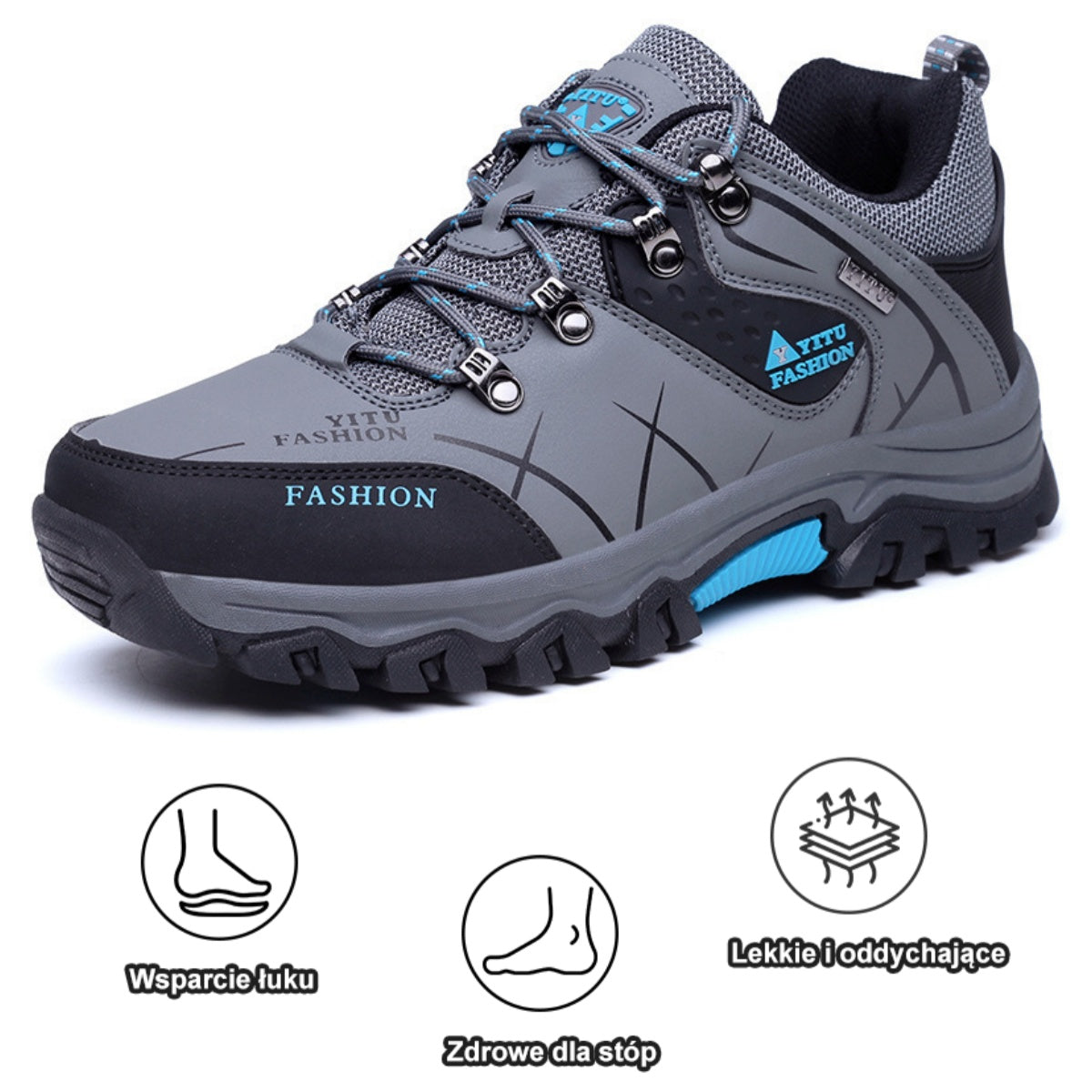 [⏰50% zniżki dzisiaj - nie przegap] Ergonomiczne buty trekkingowe - skóra premium + ciepło 👞