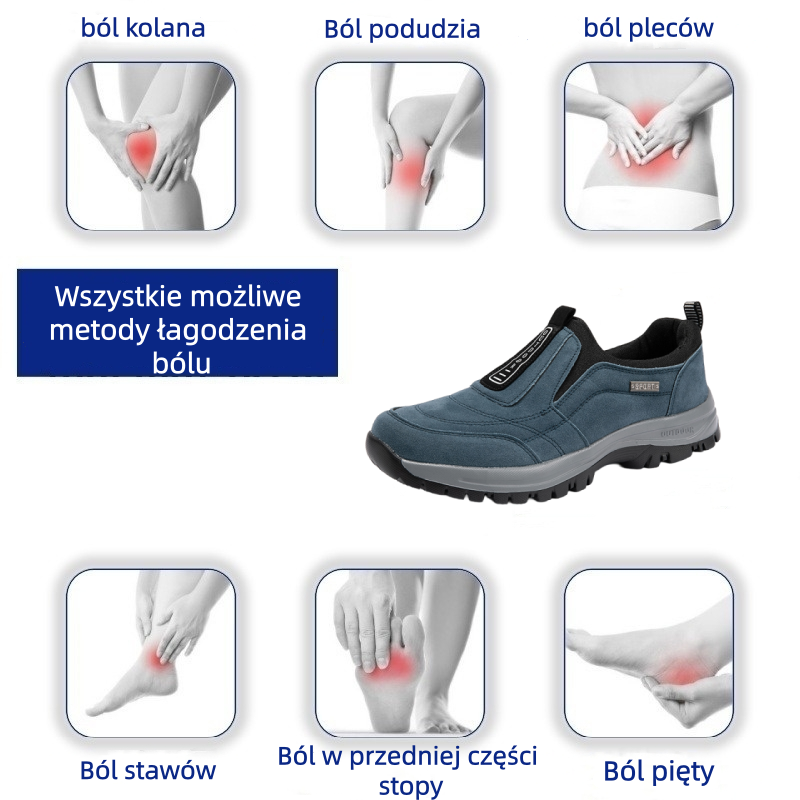 (🔥50% zniżki dzisiaj - nie przegap!)⏰ - Polskie luksusowe buty ortopedyczne, miękkie i wygodne, wykonane z czystej skóry bydlęcej klasy 5A (wsparcie - łagodzi ból stóp)