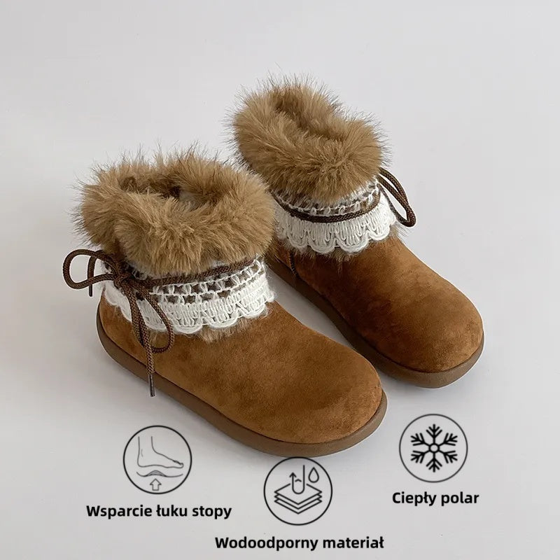 (🔥60% zniżki dzisiaj - nie przegap!)⏰ - Miękkie, wygodne i ciepłe buty z owczej skóry w stylu vintage ✅(z podparciem łuku stopy - aby złagodzić dyskomfort stóp)