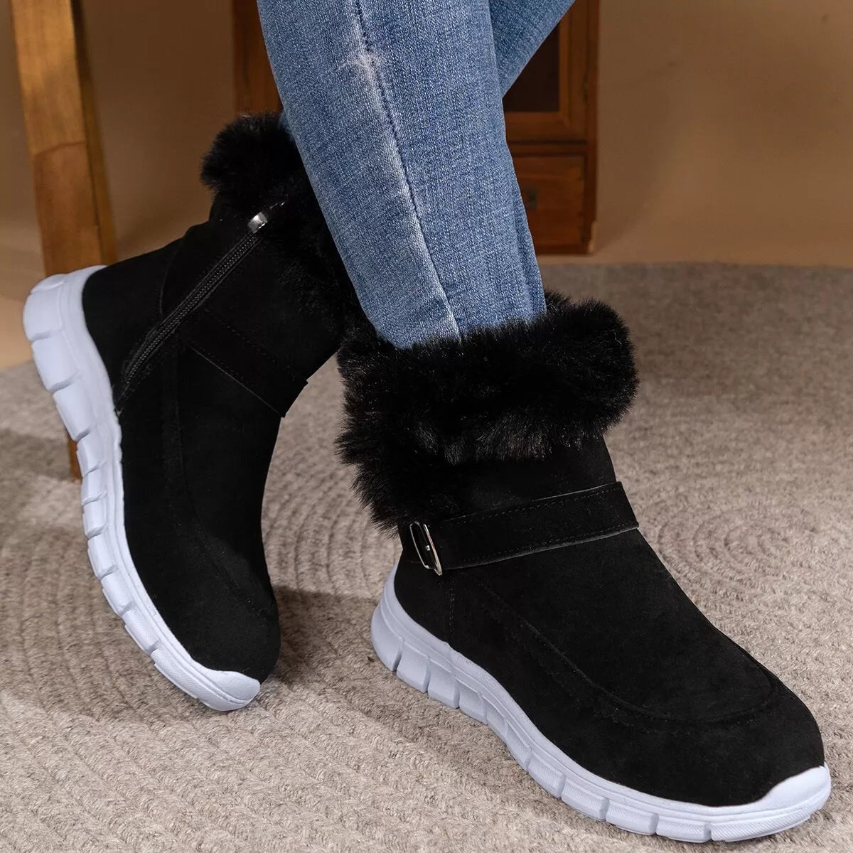 Oarone®|  Ergonomicznie ukształtowane zimowe buty ortopedyczne łagodzące ból stóp, kolan i pleców - Damskie