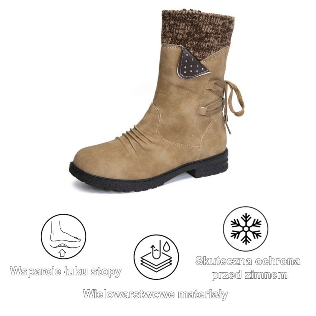 🔥50% zniżki dzisiaj | Damskie buty Oarone® wykonane z prawdziwej wełny i skóry | Wsparcie łuku stopy dla łatwiejszego i wygodniejszego chodzenia