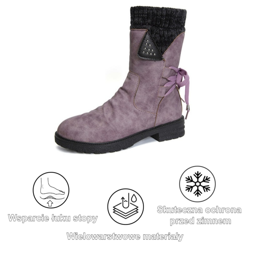 🔥50% zniżki dzisiaj | Damskie buty Oarone® wykonane z prawdziwej wełny i skóry | Wsparcie łuku stopy dla łatwiejszego i wygodniejszego chodzenia