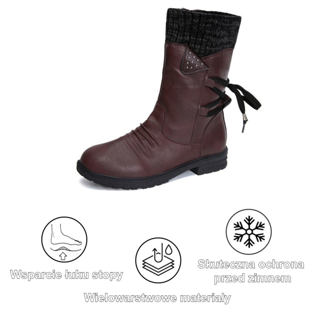 🔥50% zniżki dzisiaj | Damskie buty Oarone® wykonane z prawdziwej wełny i skóry | Wsparcie łuku stopy dla łatwiejszego i wygodniejszego chodzenia