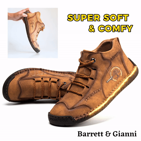 Oarone® | Eleganckie i wygodne, ręcznie robione włoskie skórzane buty ✅ Wsparcie łuku stopy dla łatwiejszego chodzenia