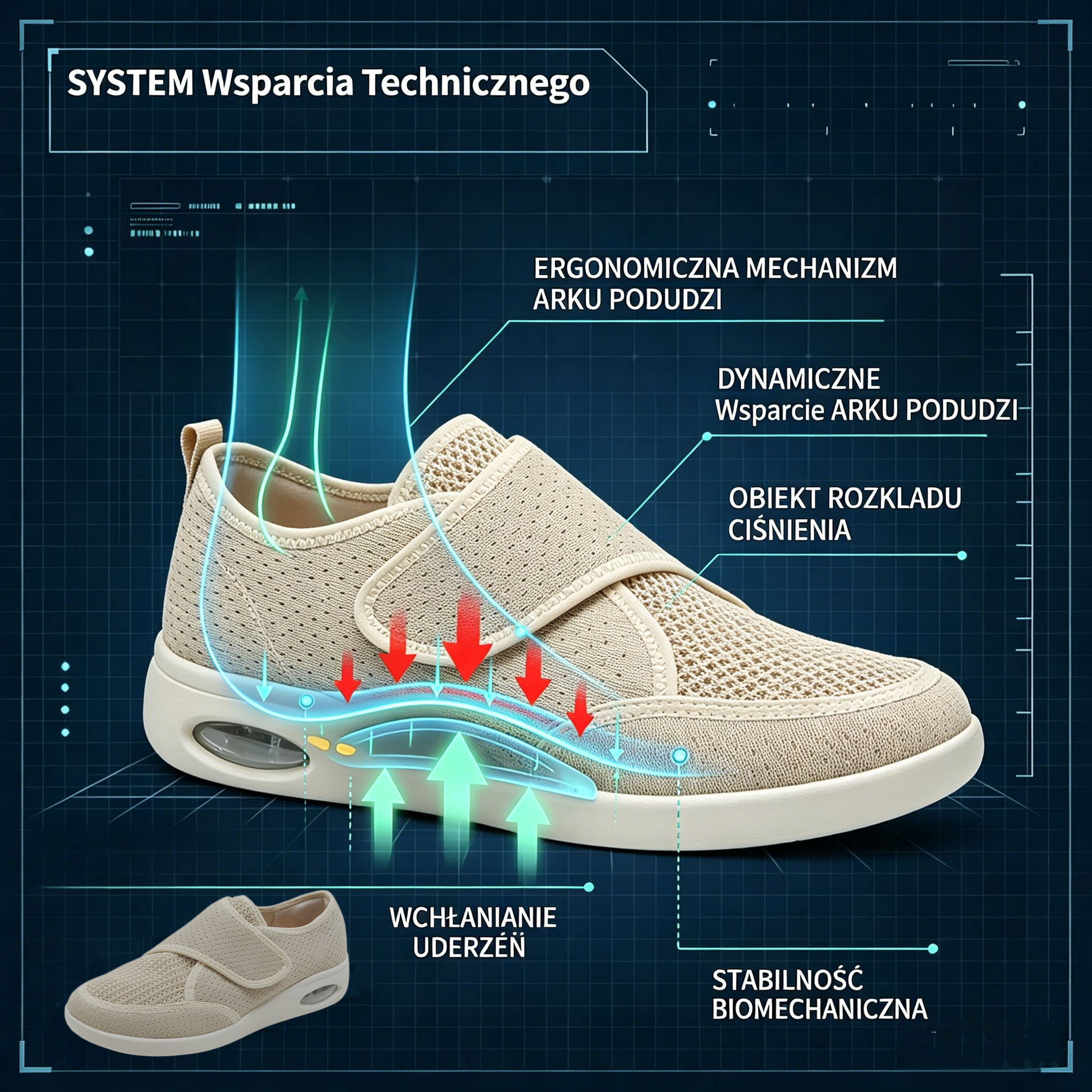(🔥60% zniżki dzisiaj - nie przegap!) LULUMALASS® - Damskie buty ortopedyczne z amortyzacją ✅ Pożegnaj ból stóp i ciesz się całodziennym komfortem!