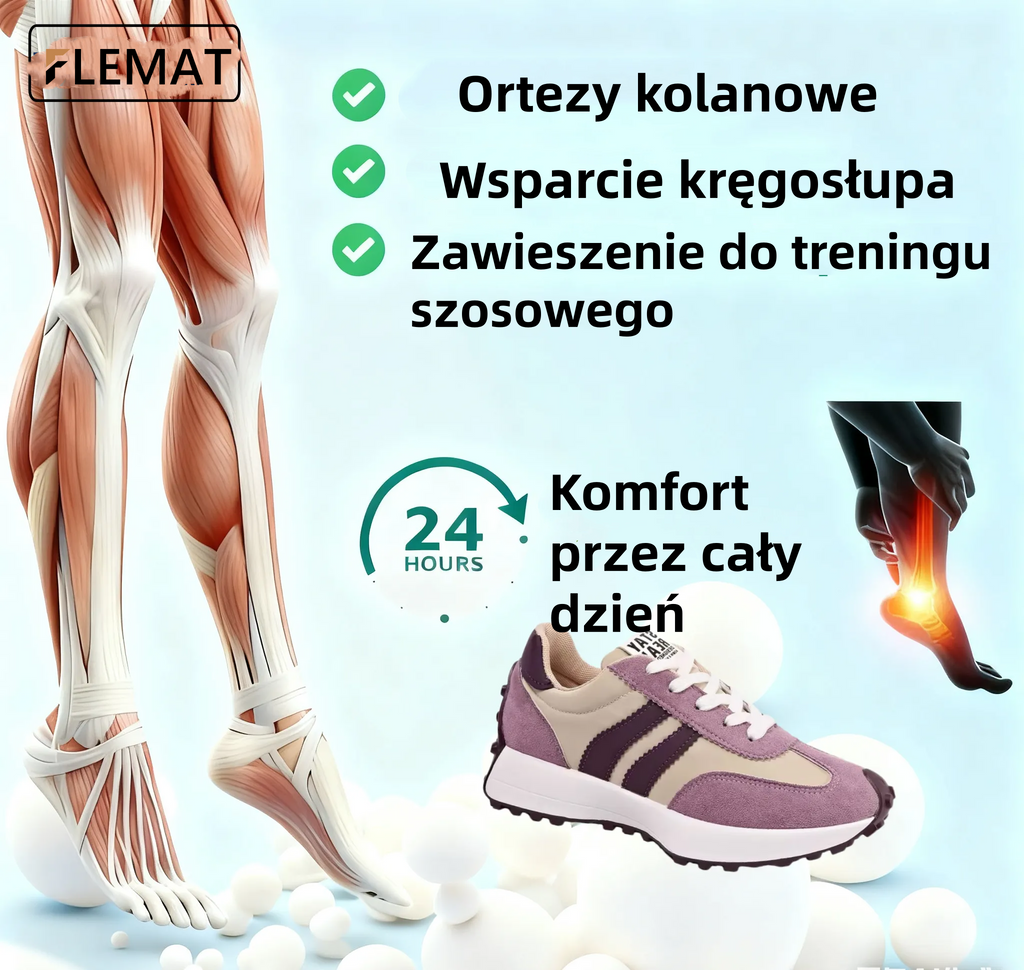 Buty codzienne oarone® | Z szerokim noskiem, który zmniejsza nacisk na stopy.