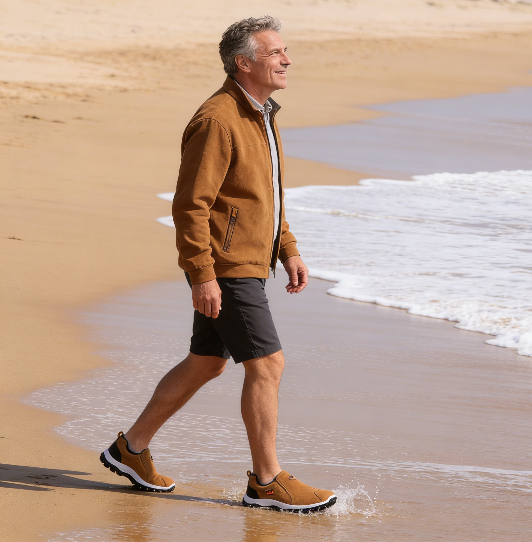 Buty ortopedyczne |  Oarone®Luksusowe, ergonomiczne buty ortopedyczne z włoskiego zamszu zapewniające miękkość i wygodę (pożegnaj ból stóp)