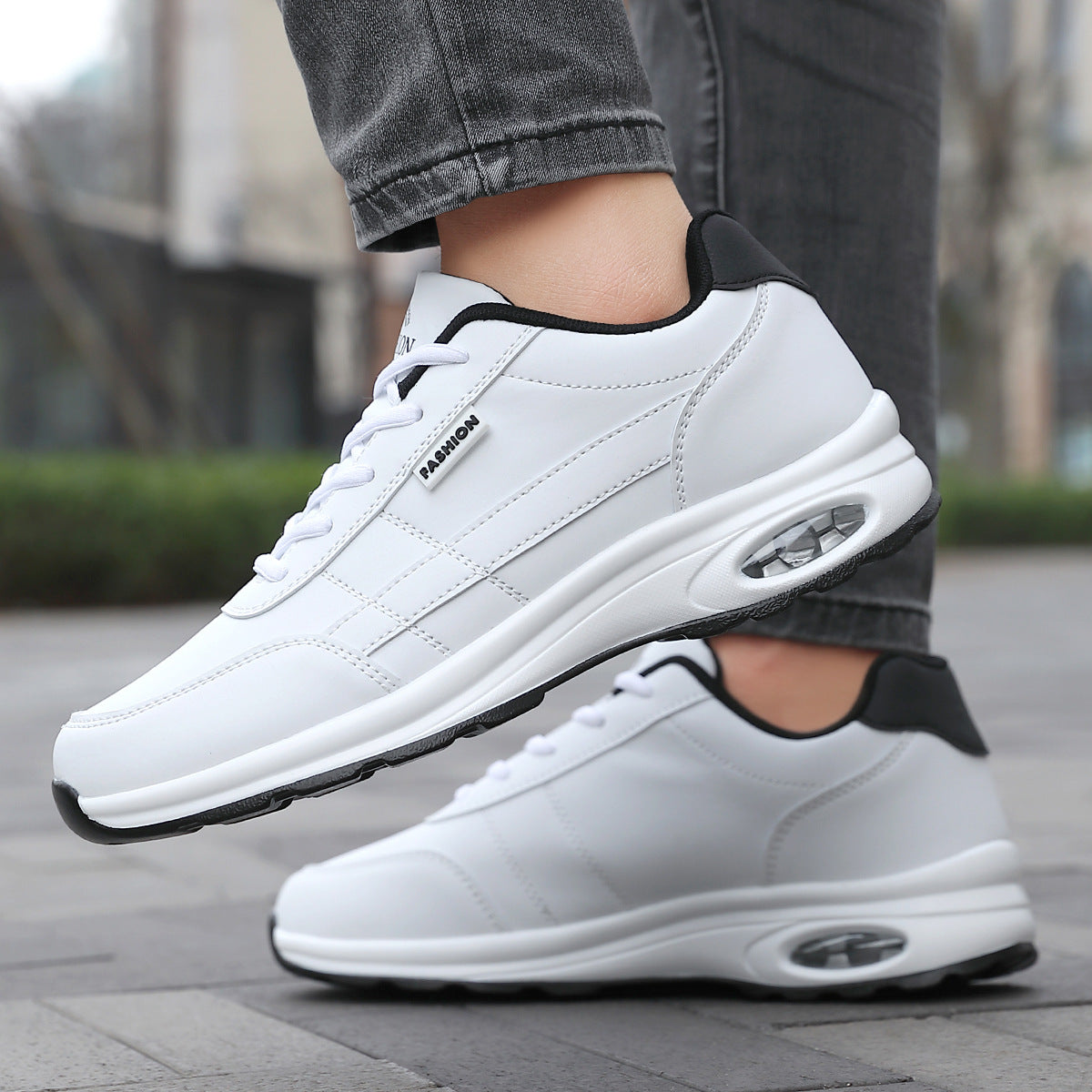 ⏰50% zniżki na nowe produkty, tylko dzisiaj Męskie buty codzienne 👞Ulepszona wersja z podeszwą powietrzną, wygodna i oddychająca, z podparciem łuku stopy ✅Specjalna cena