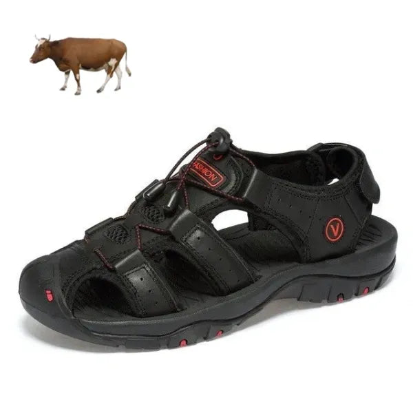 【🎁Dzisiejsza oferta 60% zniżki – Nie przegap tego】 Ergonomiczne sandały ortopedyczne ze skóry cielęcej – Bezbolesne chodzenie👞 Spraw, aby chodzenie było bardziej komfortowe