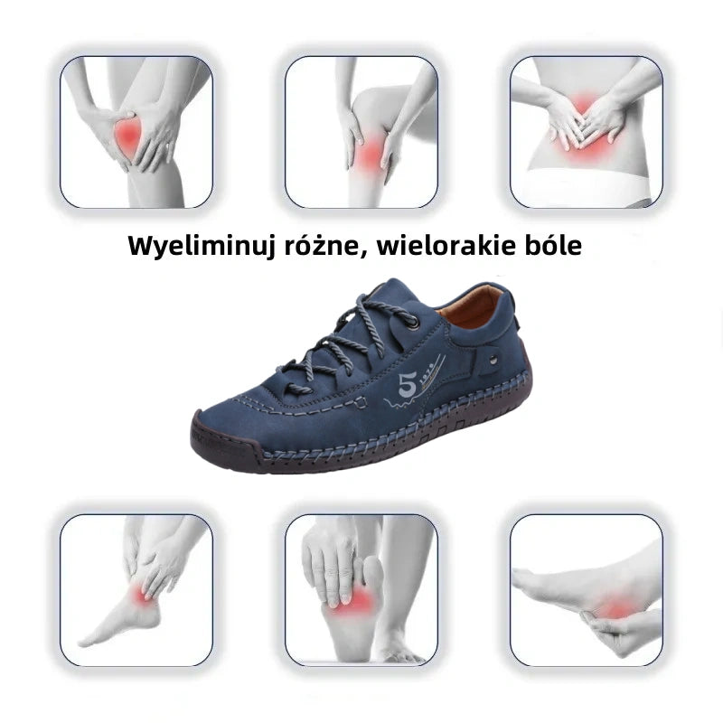 🔥50% zniżki dzisiaj⏰ | OARONE ® Miękkie i wygodne włoskie luksusowe, ręcznie robione buty ze skóry naturalnej | Wsparcie łuku stopy ułatwia chodzenie