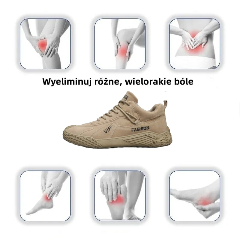 [🎁Dzisiaj 60% zniżki - Nie przegap tego] Ergonomicznie zaprojektowane buty ortopedyczne - konstrukcja z podparciem łuku stopy 👞 Pozbądź się dyskomfortu związanego z chodzeniem