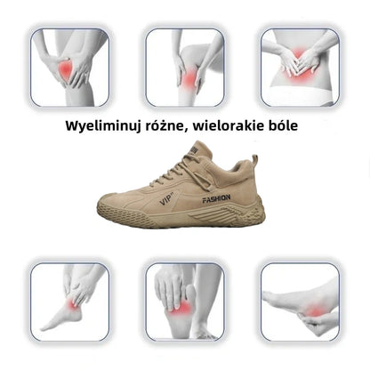 [🎁Dzisiaj 60% zniżki - Nie przegap tego] Ergonomicznie zaprojektowane buty ortopedyczne - konstrukcja z podparciem łuku stopy 👞 Pozbądź się dyskomfortu związanego z chodzeniem