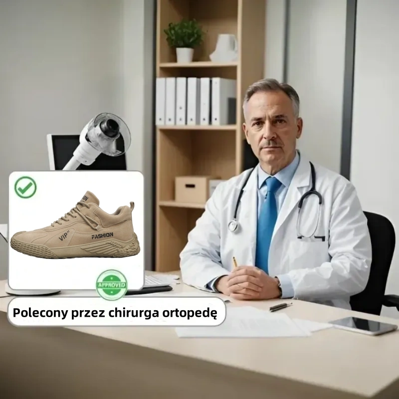 [🎁Dzisiaj 60% zniżki - Nie przegap tego] Ergonomicznie zaprojektowane buty ortopedyczne - konstrukcja z podparciem łuku stopy 👞 Pozbądź się dyskomfortu związanego z chodzeniem