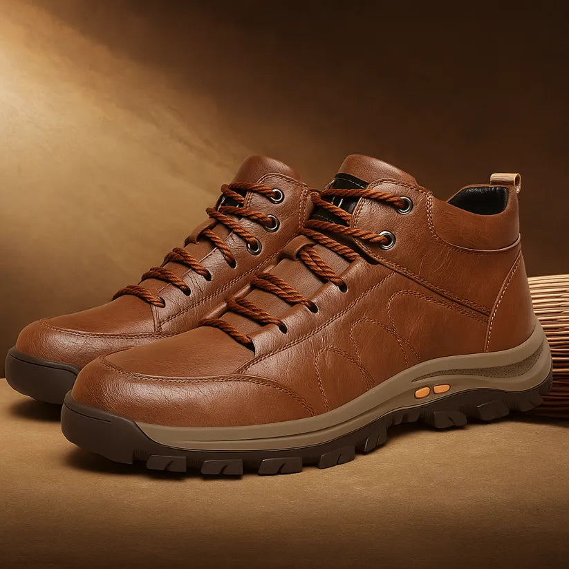 Buty ortopedyczne Oarone® | 🔥Ergonomicznie zaprojektowane skórzane buty, które są antypoślizgowe, wodoodporne, ✅łagodzą ból i zapewniają wygodę bez zmęczenia.