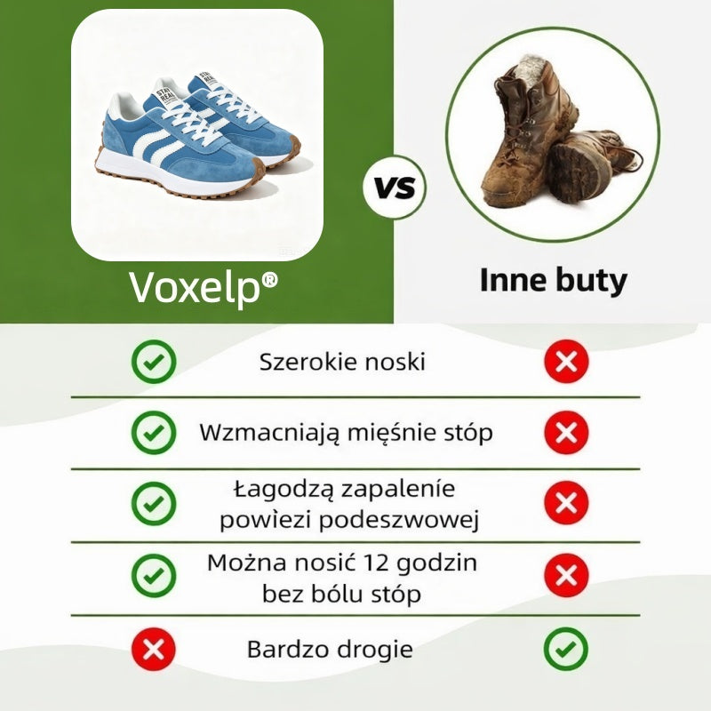 🔥 50% zniżki tylko dziś! Nie przegap! ⏰ Ergonomicznie zaprojektowane buty ortopedyczne – zapewniają naturalne wsparcie łuku stopy 👞 Skutecznie łagodzą ból stóp